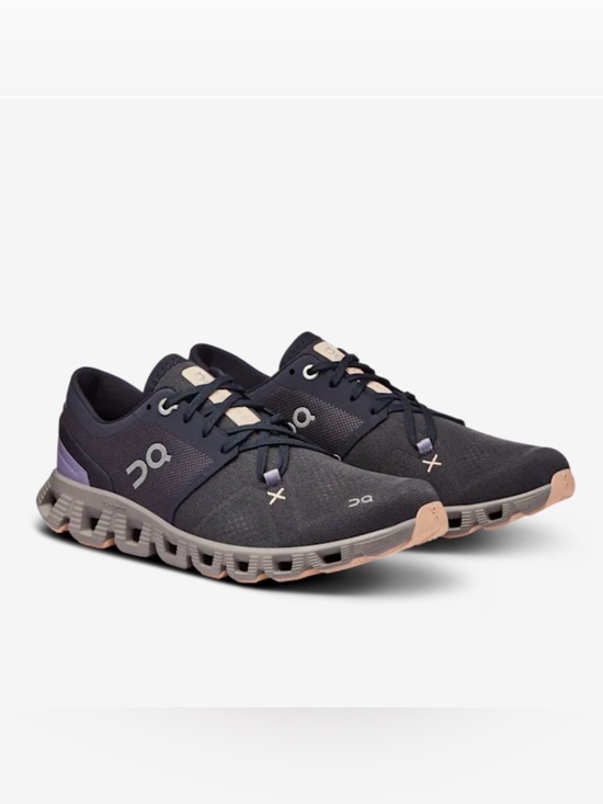 On Running Shoes - On Cloud X 3 Women Running Shoe Size 8 Iron/Fade athletic Sneakers